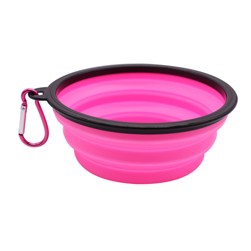 Folding Dog Bowls with Carabiner