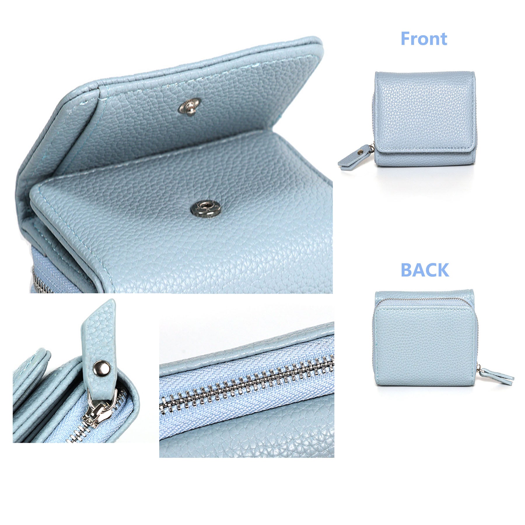 Leather Short Wallet