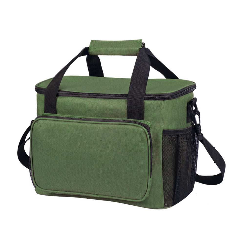 Adult Lunch Bag Black Unisex Meal Holder Oxford Cloth