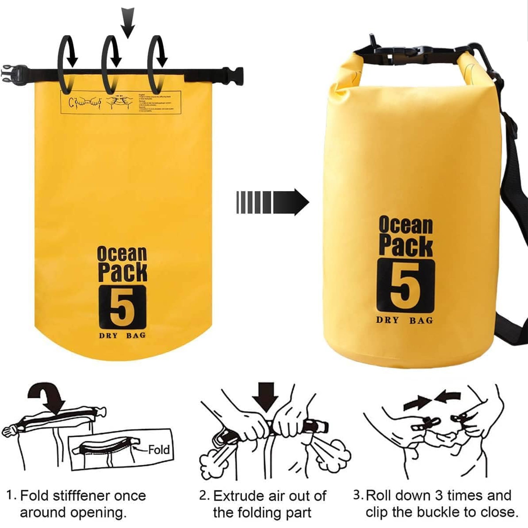 5L Waterproof Beach Dry Bag
