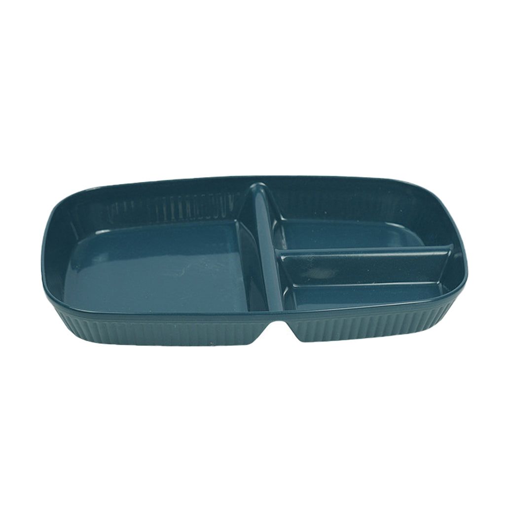 Wheat Straw 3-Section Divided Plate