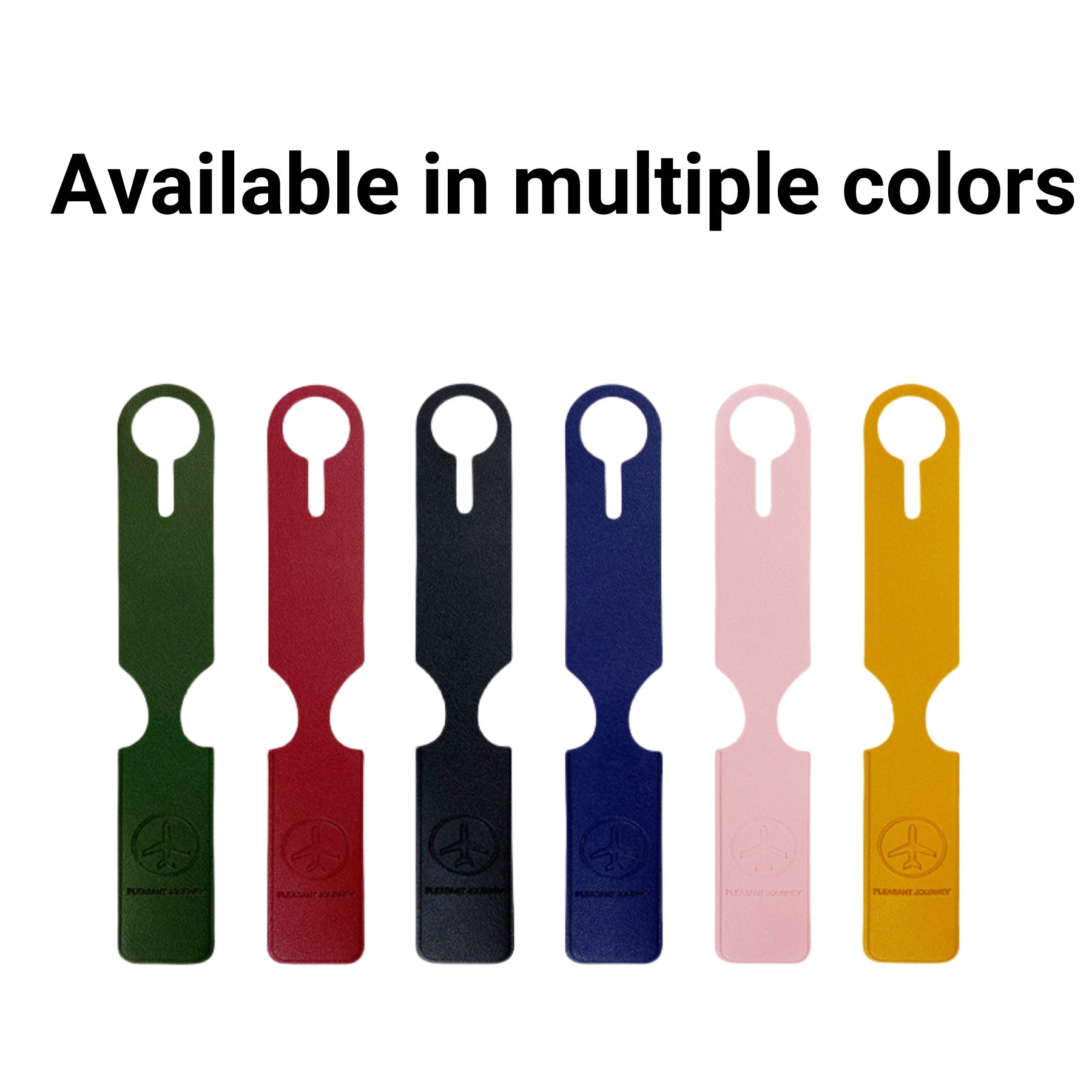 PU Long Strip Luggage Tag