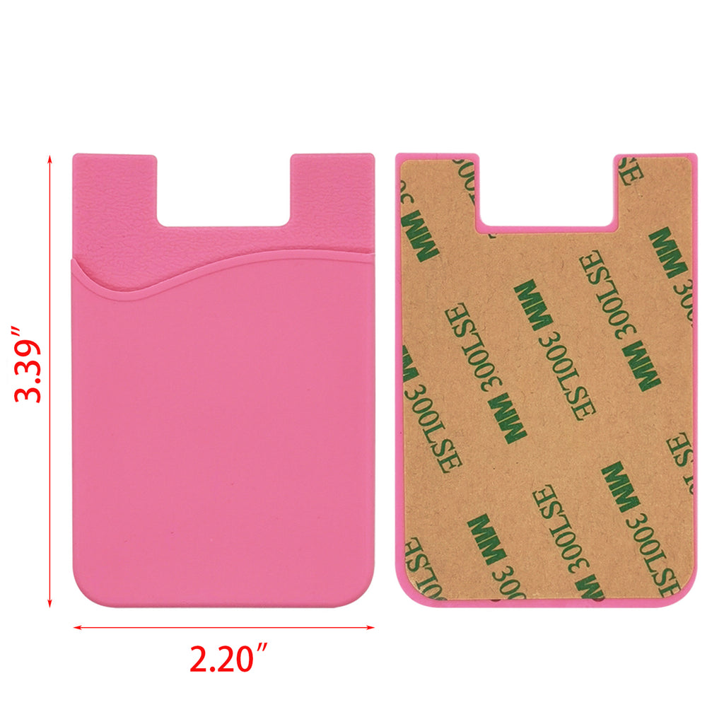 Slim And Stylish Silicone Card Holder For Smartphones