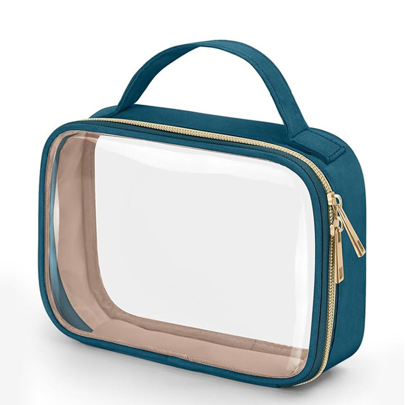 Portable Waterproof Transparent Travel Multifunctional Handheld Makeup Bag
