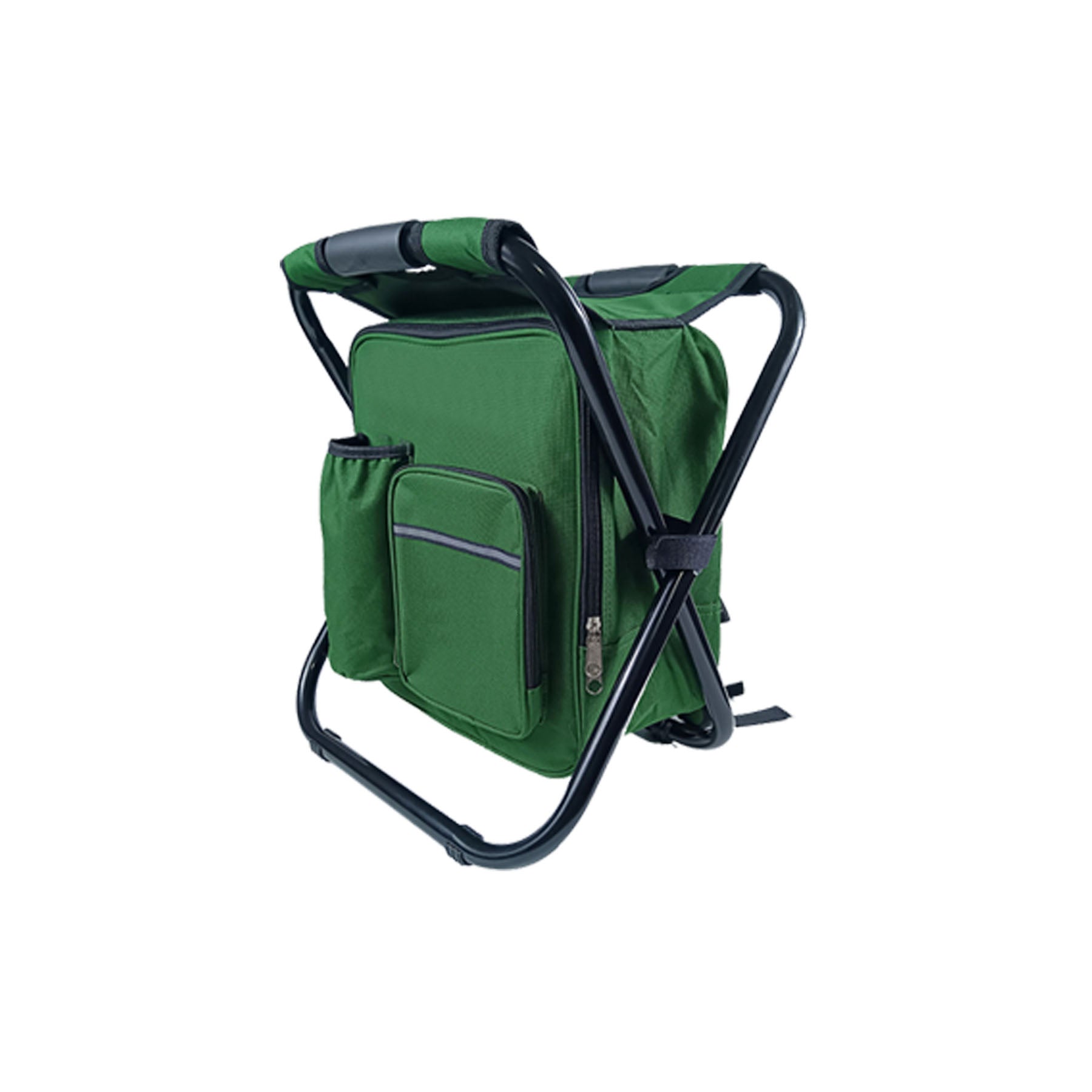 Collapsible Fishing Stool With Cooler Bag
