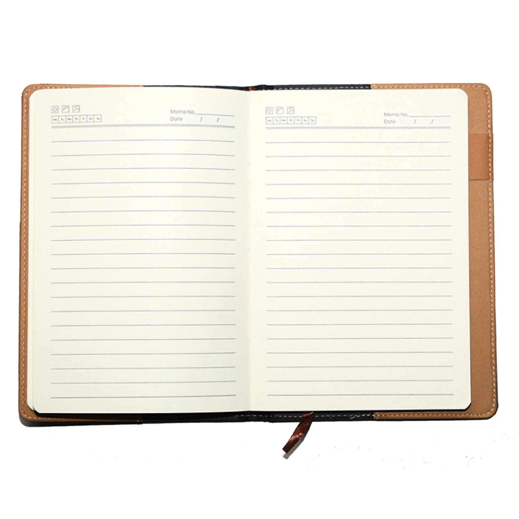 Leather Notebook with Pen Set