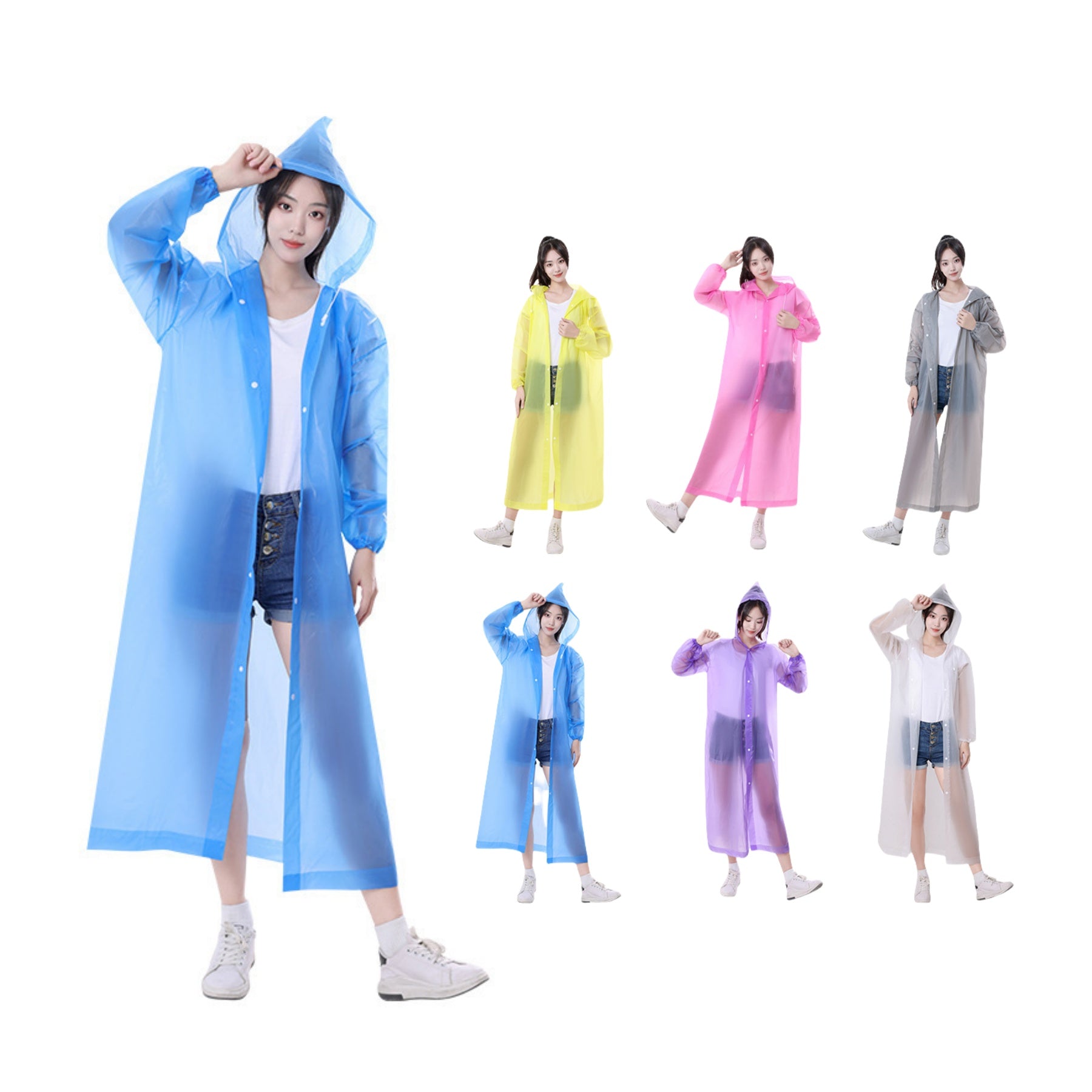 Thickened EVA One - Piece Raincoat
