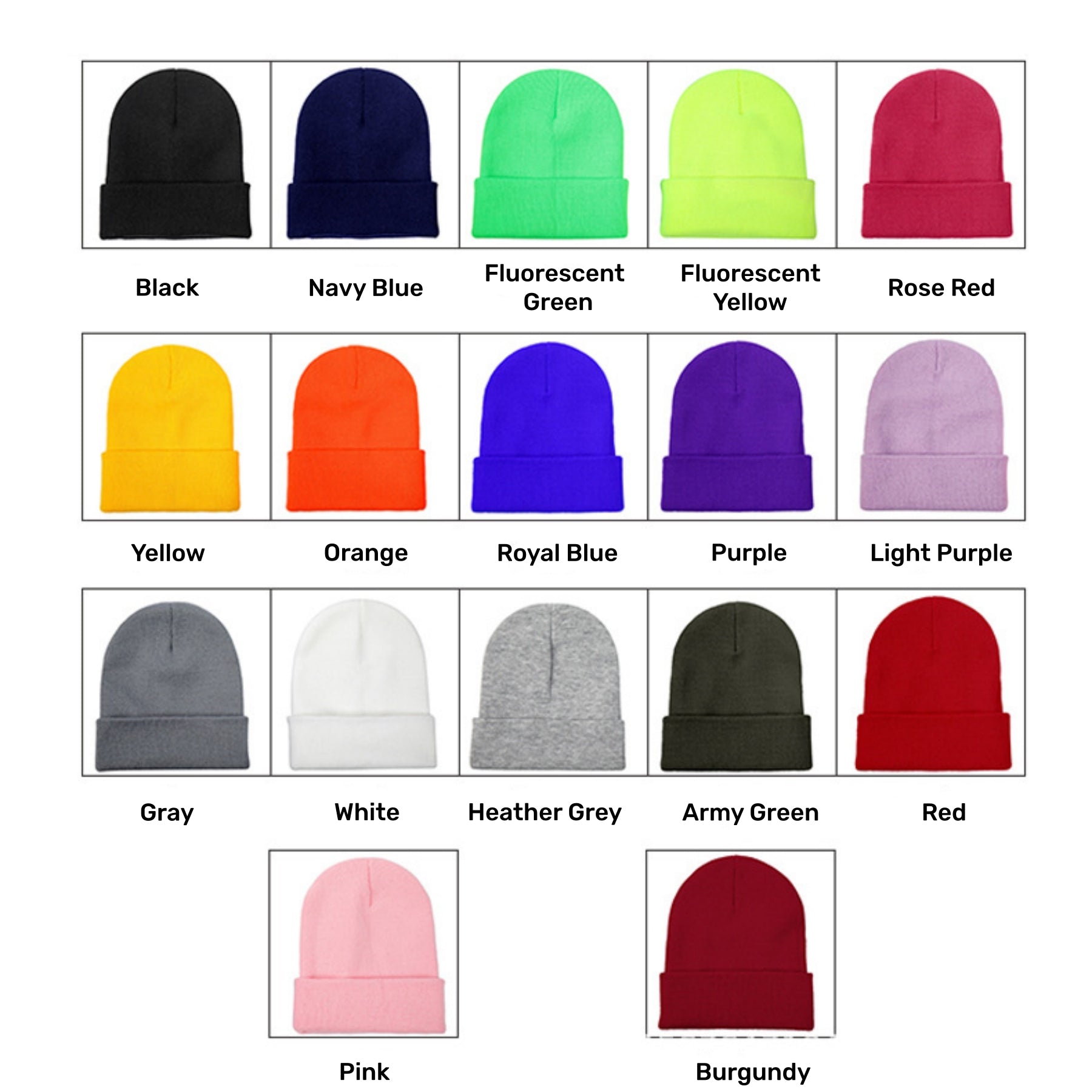 Knit Cuffed Beanie Unisex