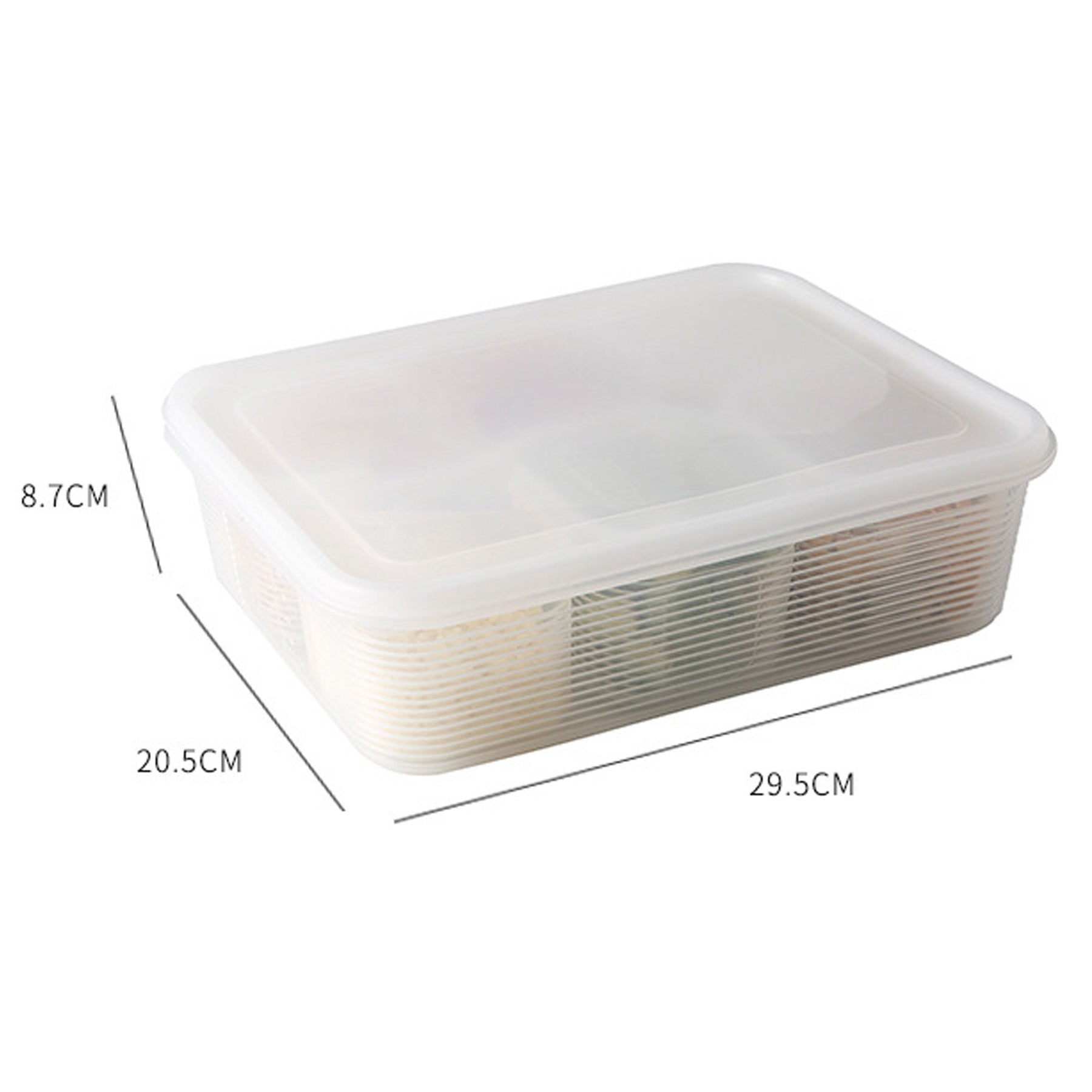 6-cell Plastic Fresh-keeping Box Set