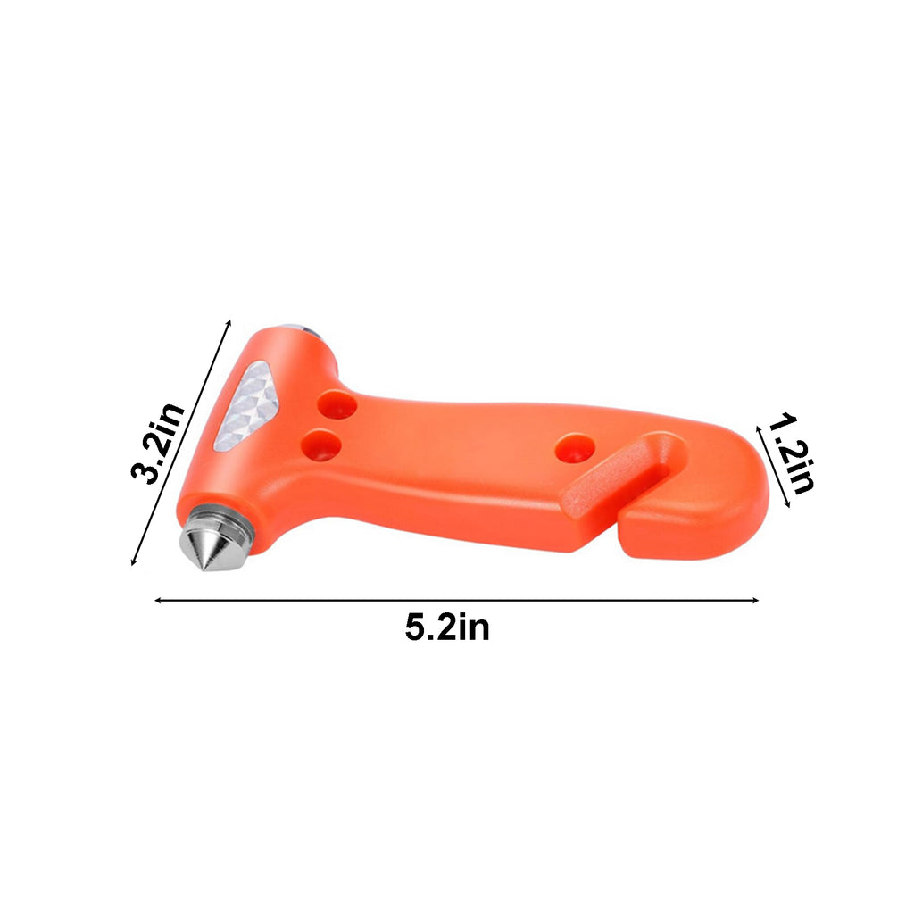 2-In-1 Window Breaker Seat Belt Cutter Safety Hammer