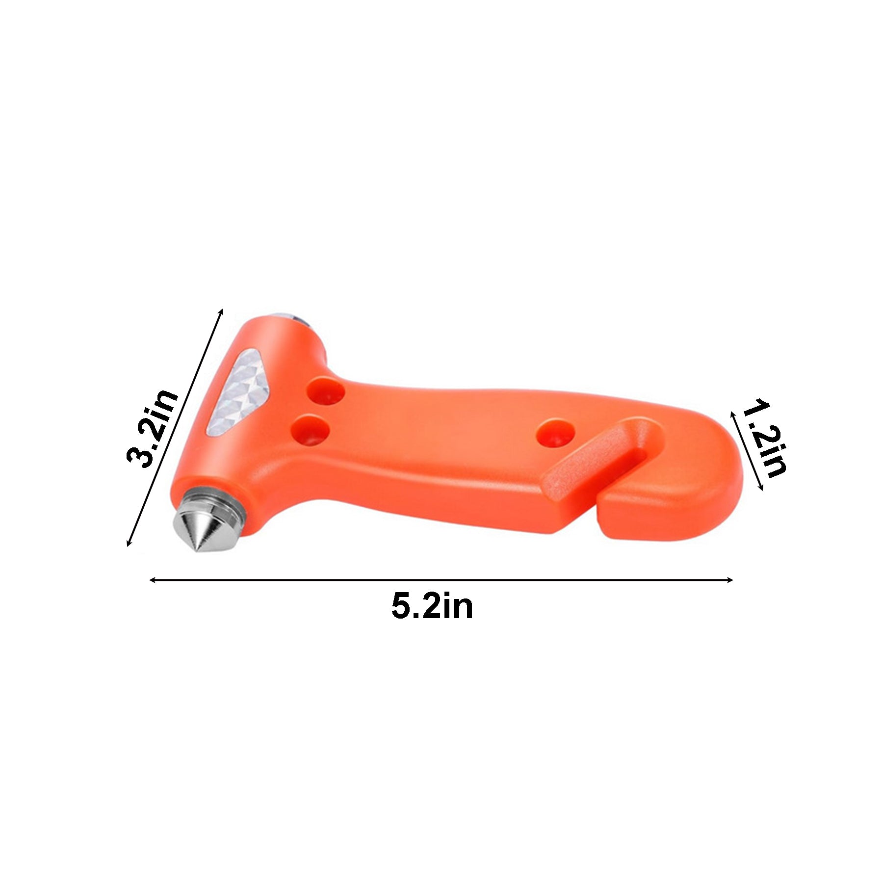 2-In-1 Window Breaker Seat Belt Cutter Safety Hammer