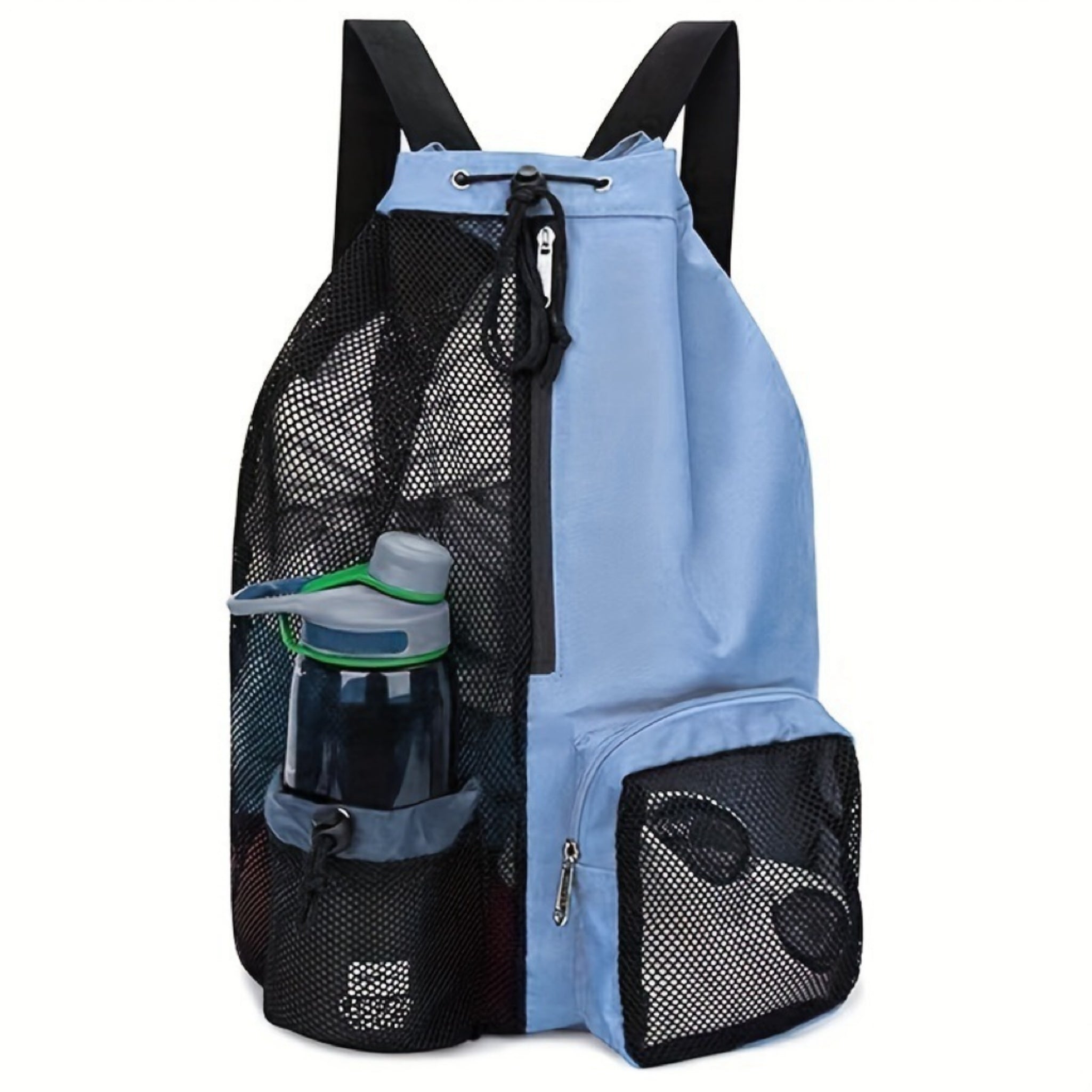 Mesh drawstring backpack