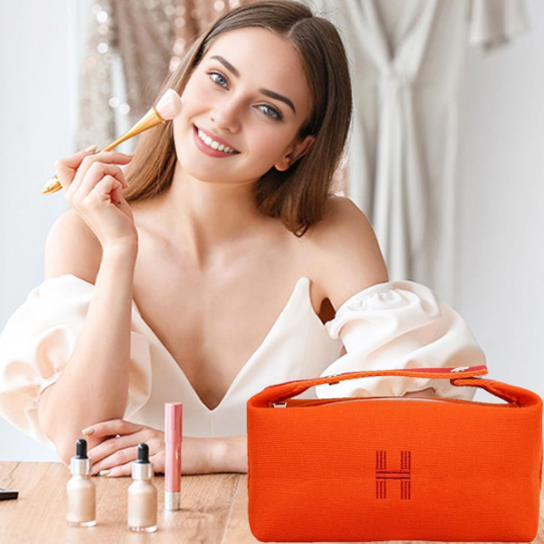 Canvas Toiletry Bag