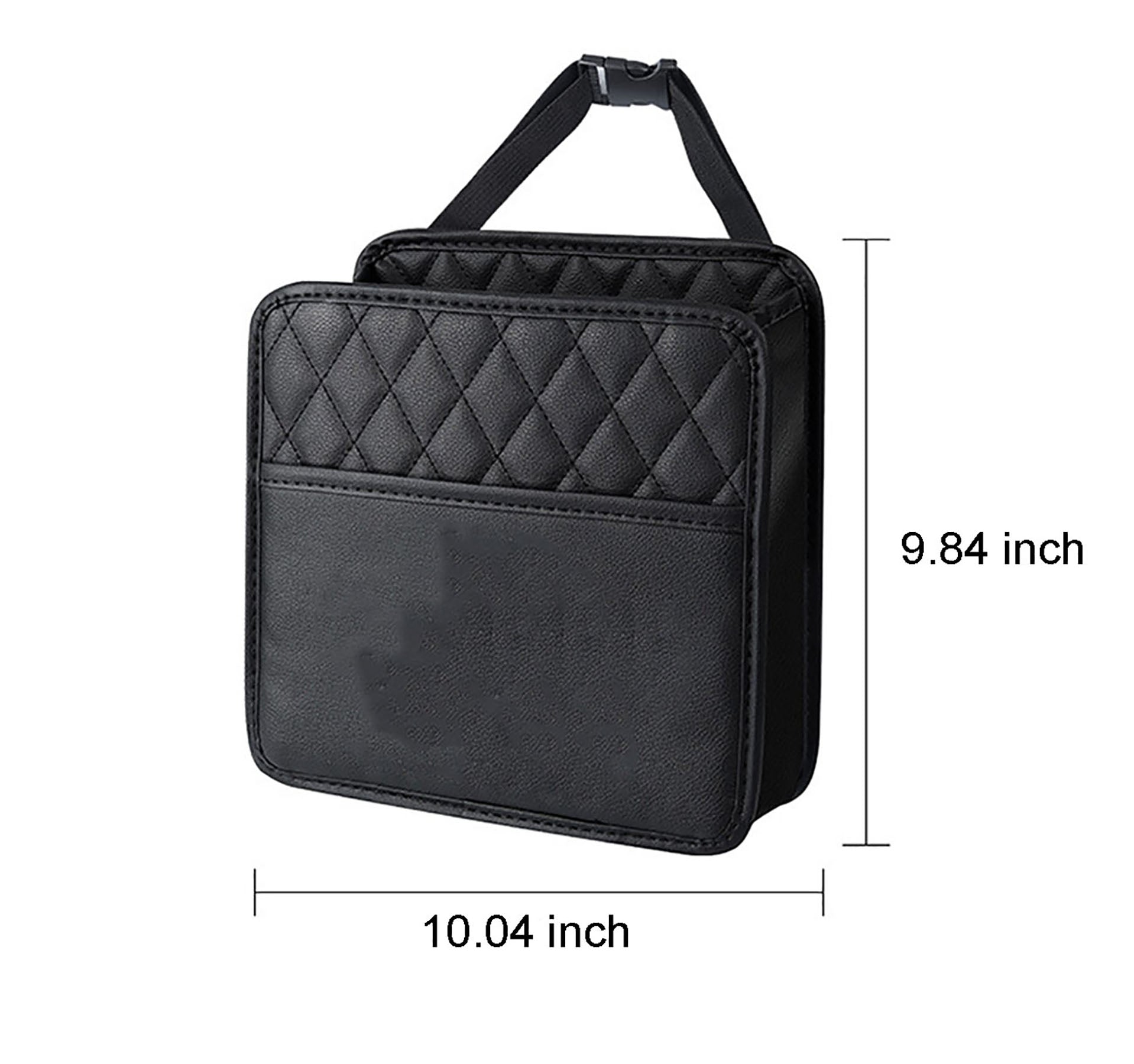 Multifunction Pu Waterproof Car Storage Trash Can