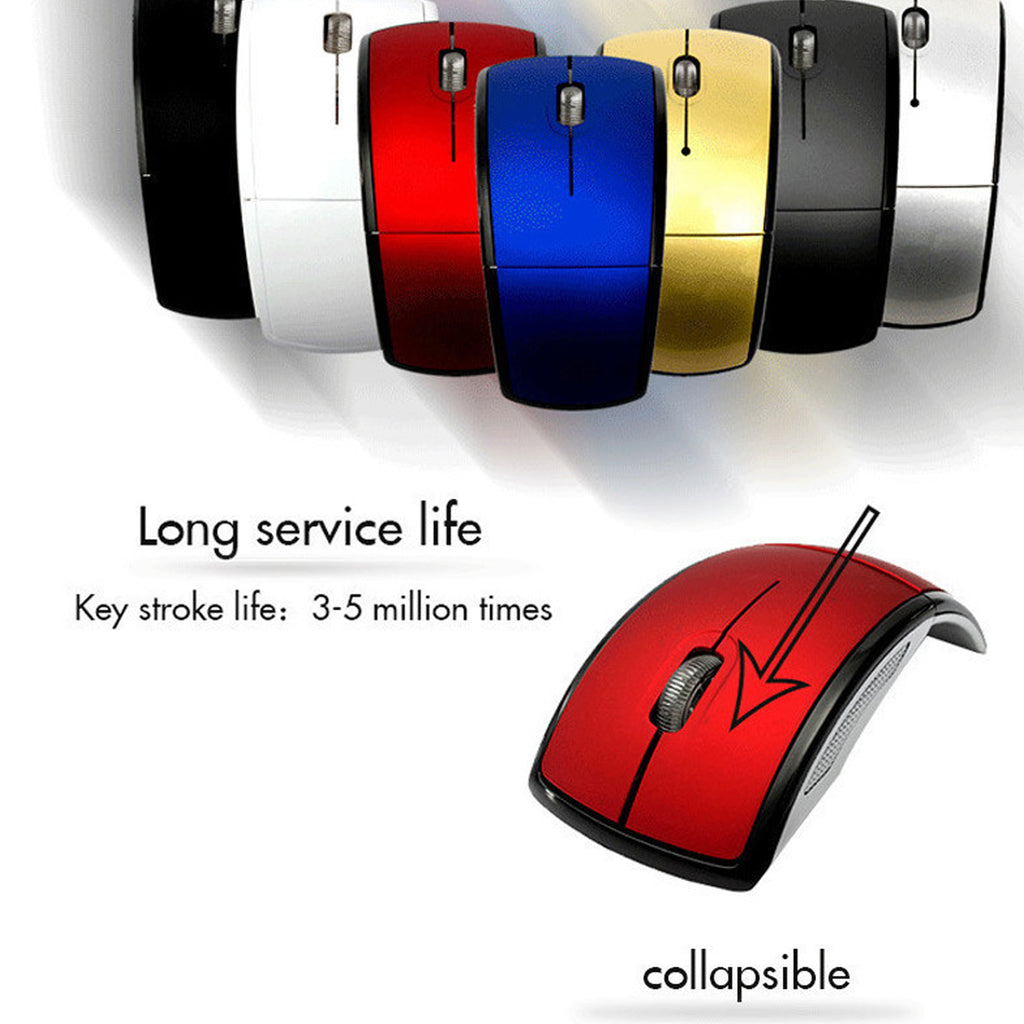2.4G Wireless Hollow Folding Mouse