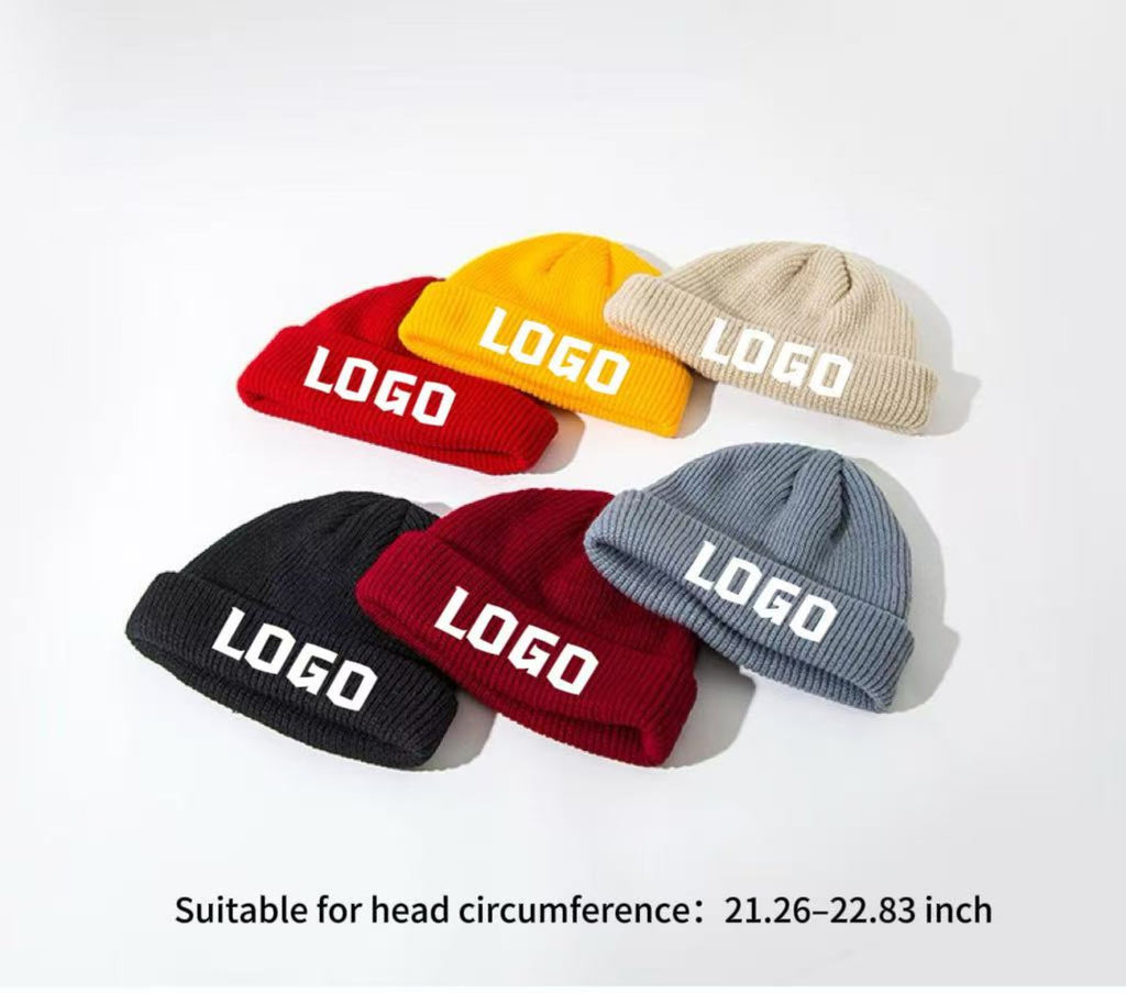 Thick-Waist Knitted Hat