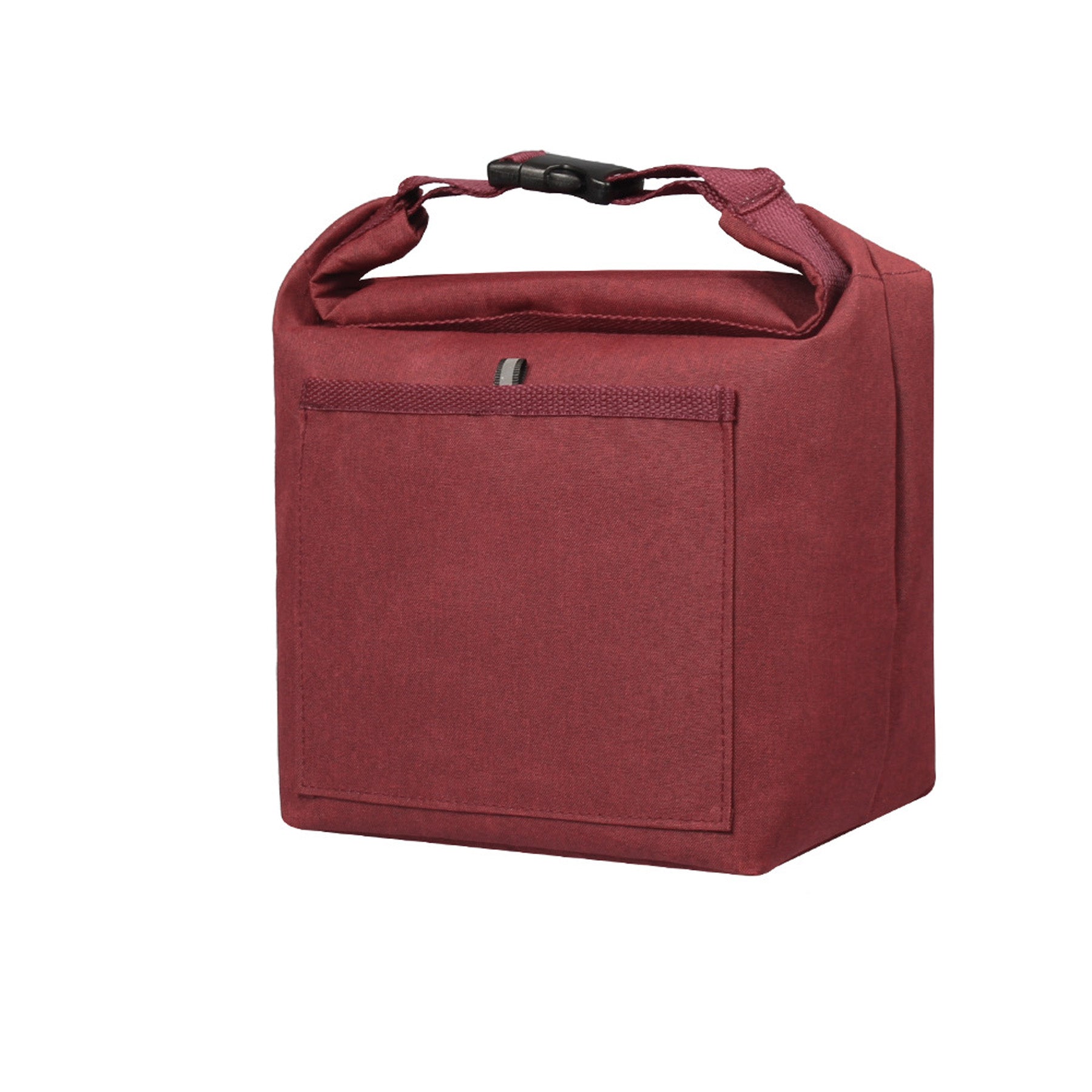 Durable Roll-top Insulated Lunch Tote Bag, Charcoal, Unisex