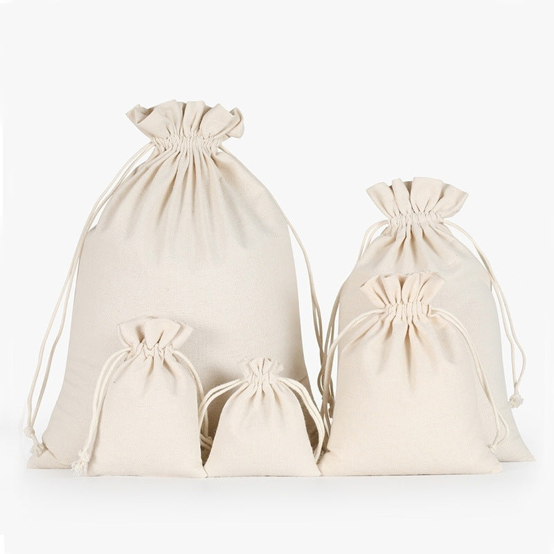 Cotton Reusable Produce Bags Biodegradable Linen Bag