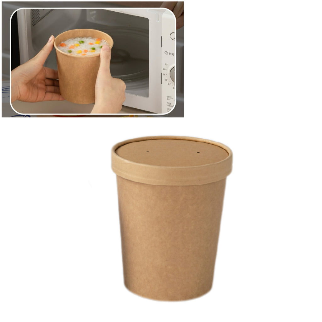 Disposable Kraft Paper Soup Container