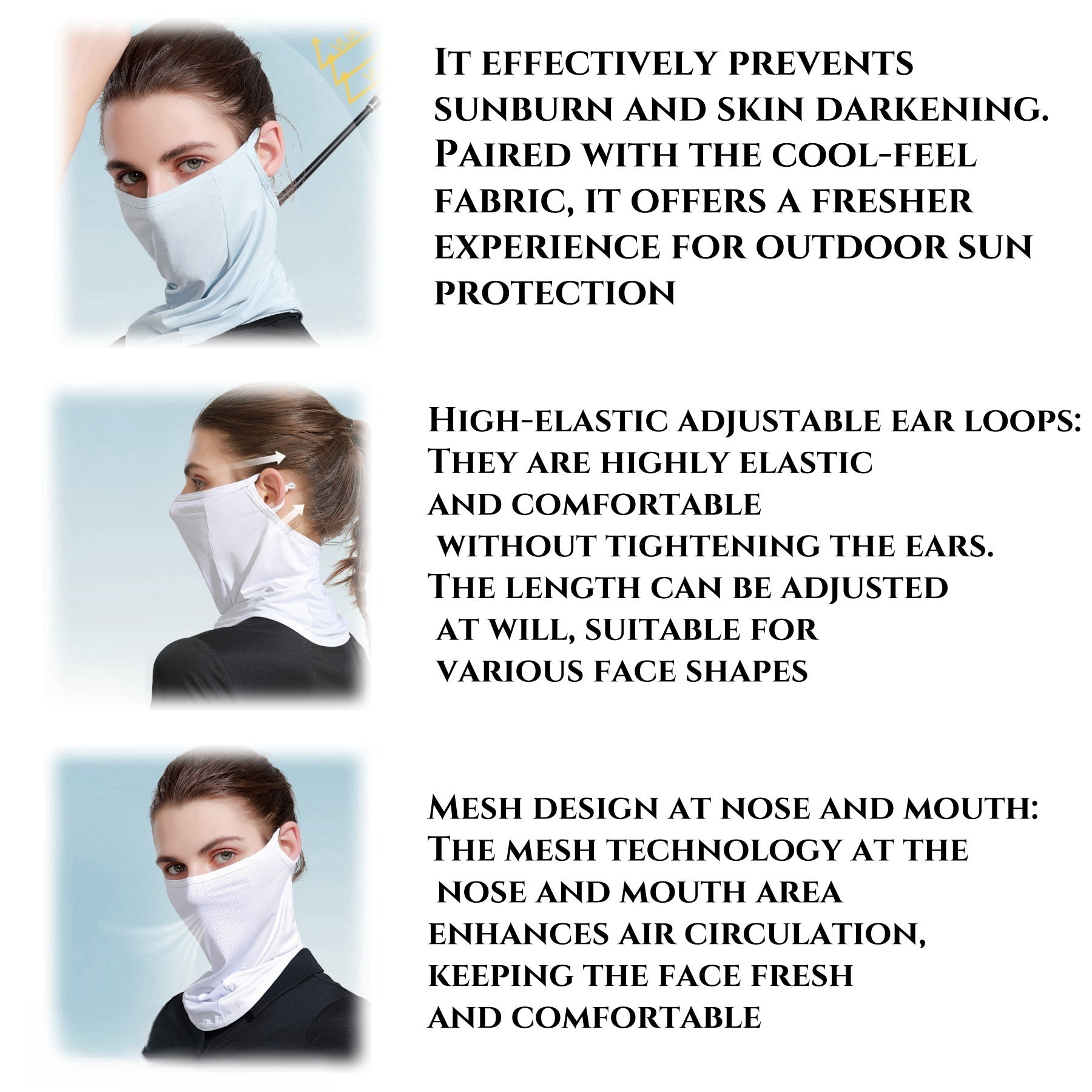 Breathable Sun-Protection Face Mask