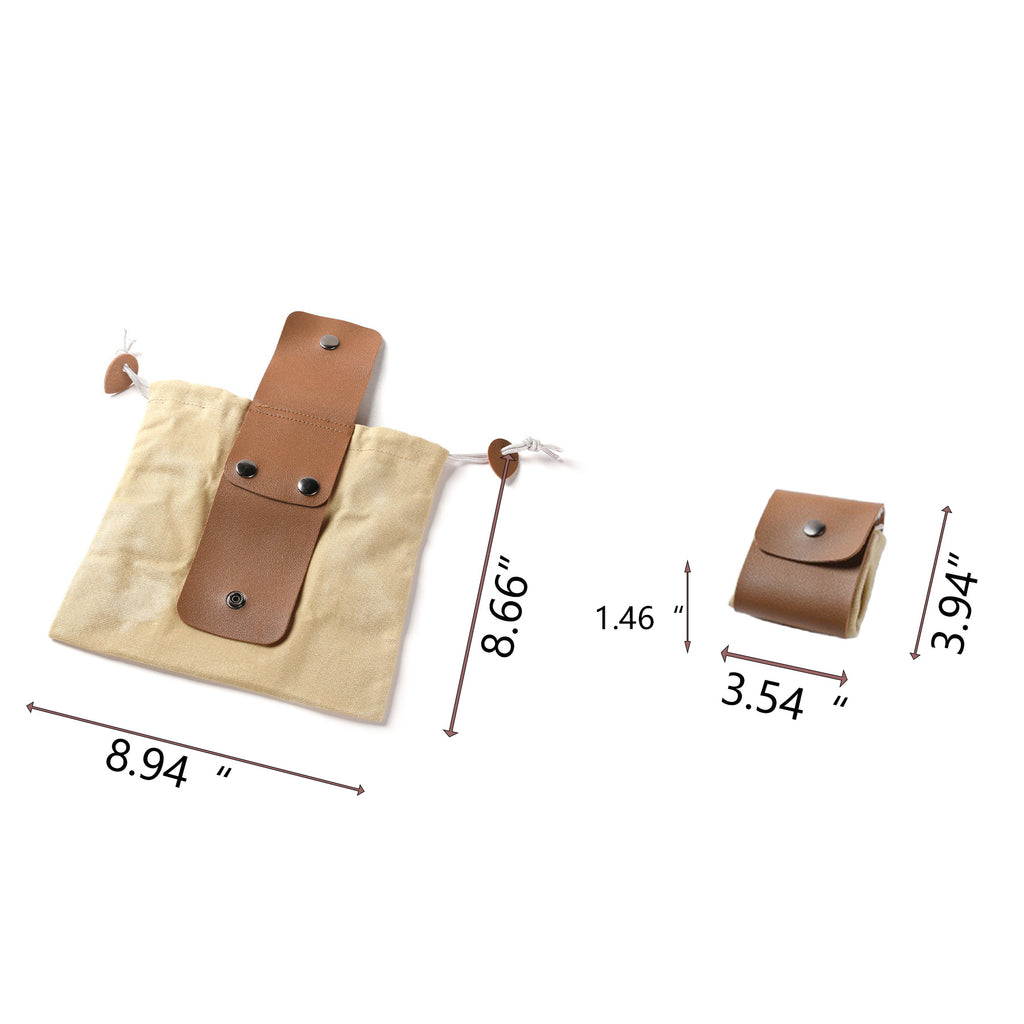 Outdoor Waist Mounted Folding Canvas Storage Toolkit