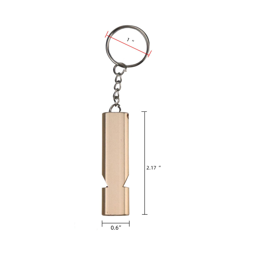Outdoor Survival Emergency Whistle Keychain