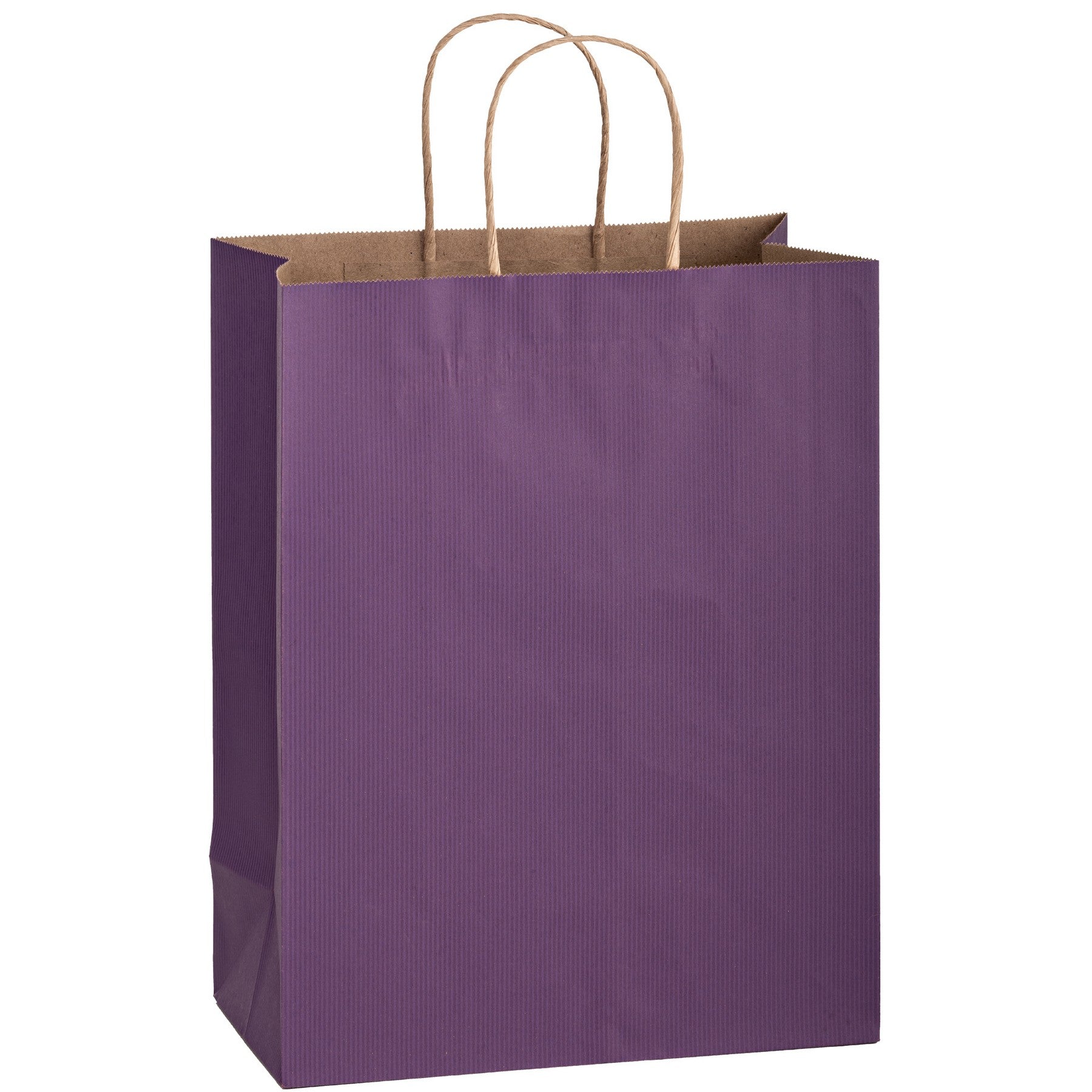 Matte Color Paper Shopper Tote Bag (10"x5"x13")