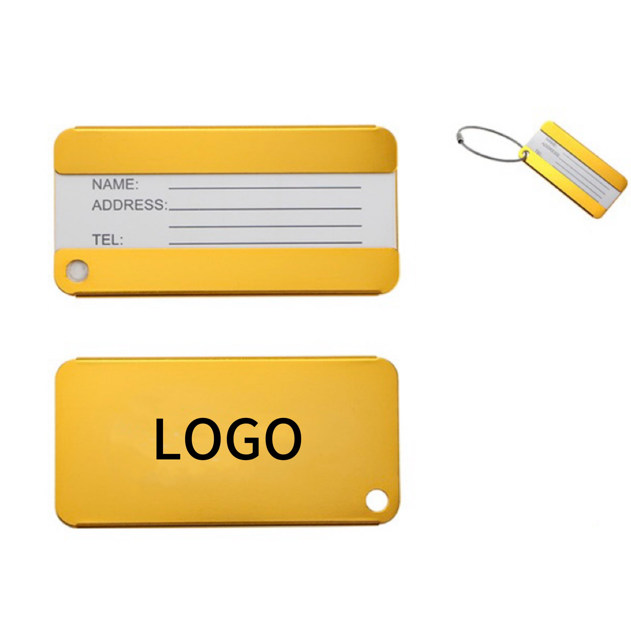 Custom Metal Luggage Tag