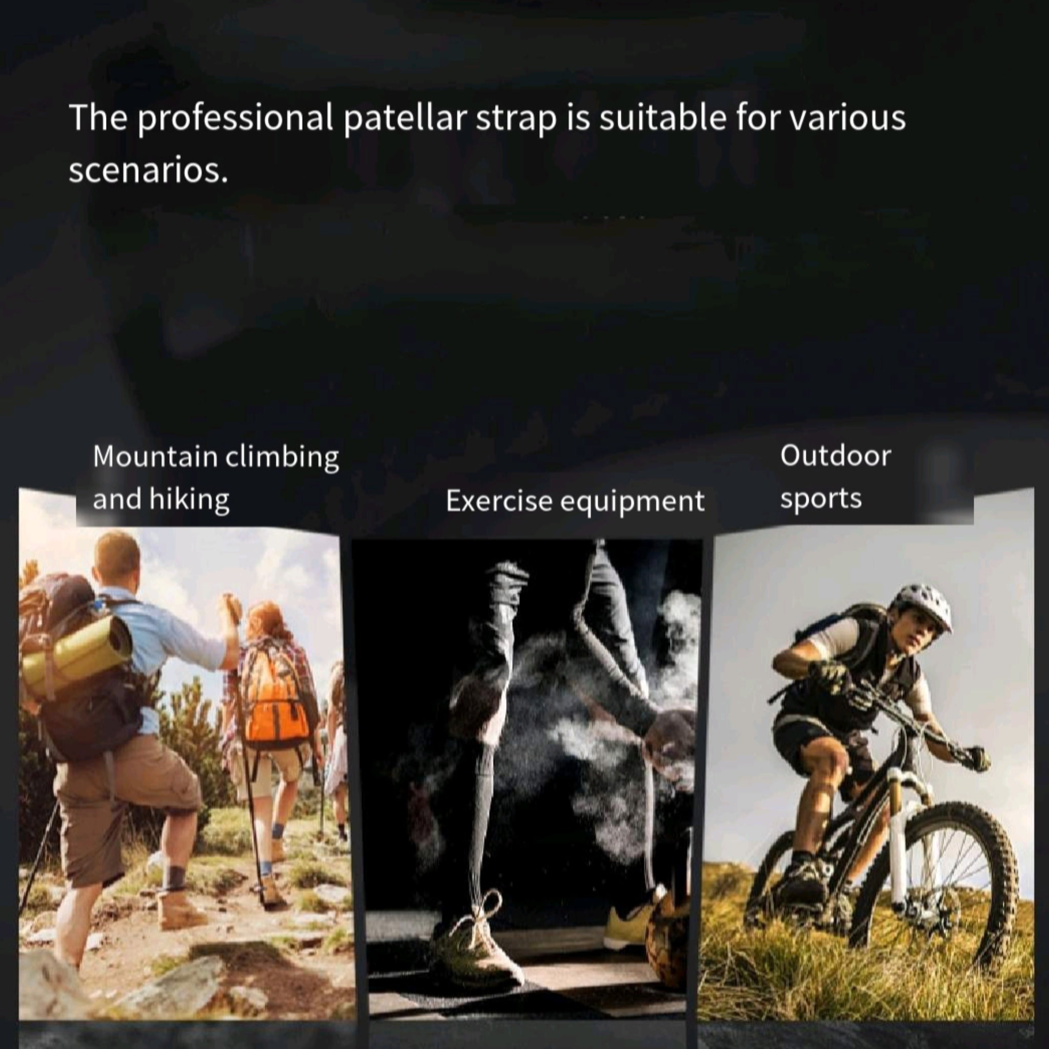Patellar Strap Running Compression Breathable Shock Support