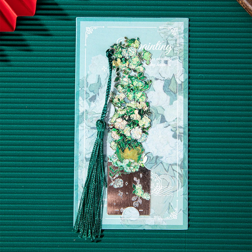 Metallic Oil Painting Bookmark