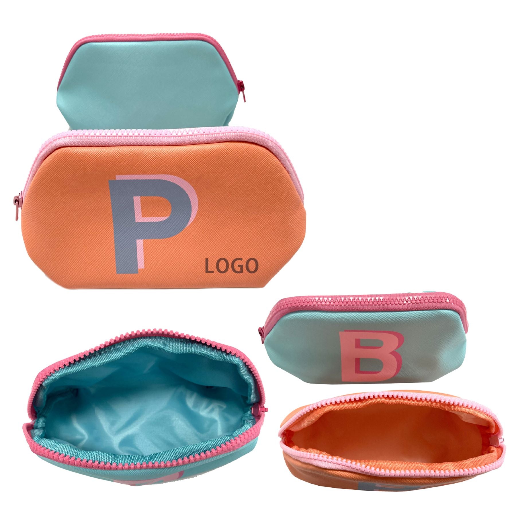 Large - capacity Zippered Makeup Bag