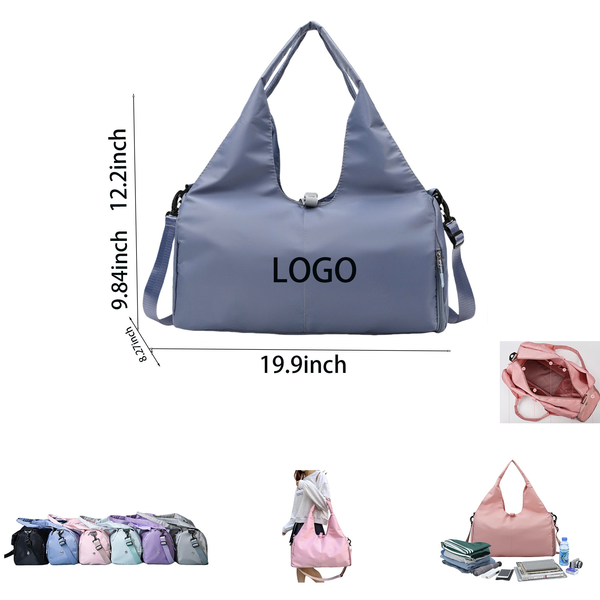 Dry Wet Separated Sports Gym Bag