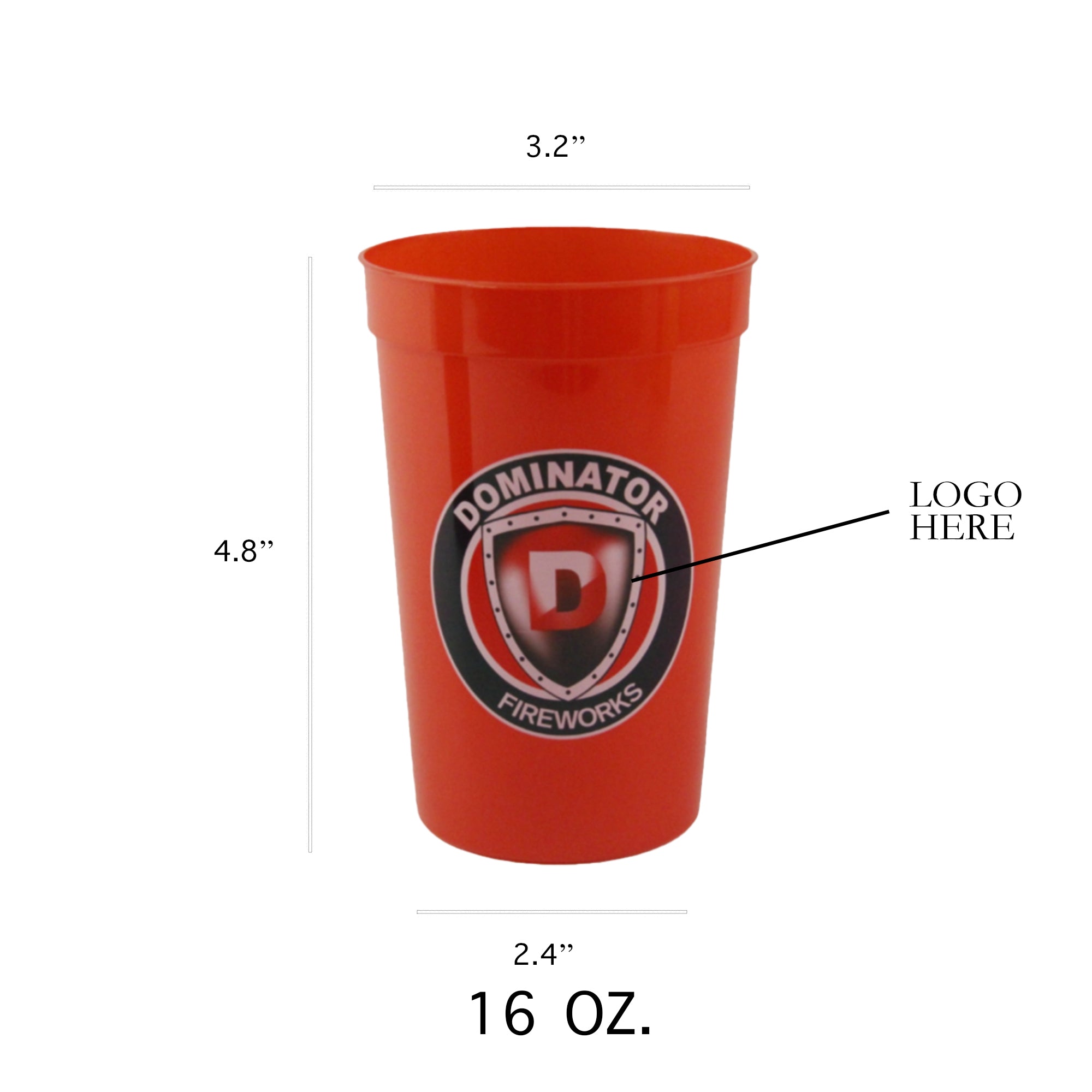16 Oz. Reusable Stadium Cup