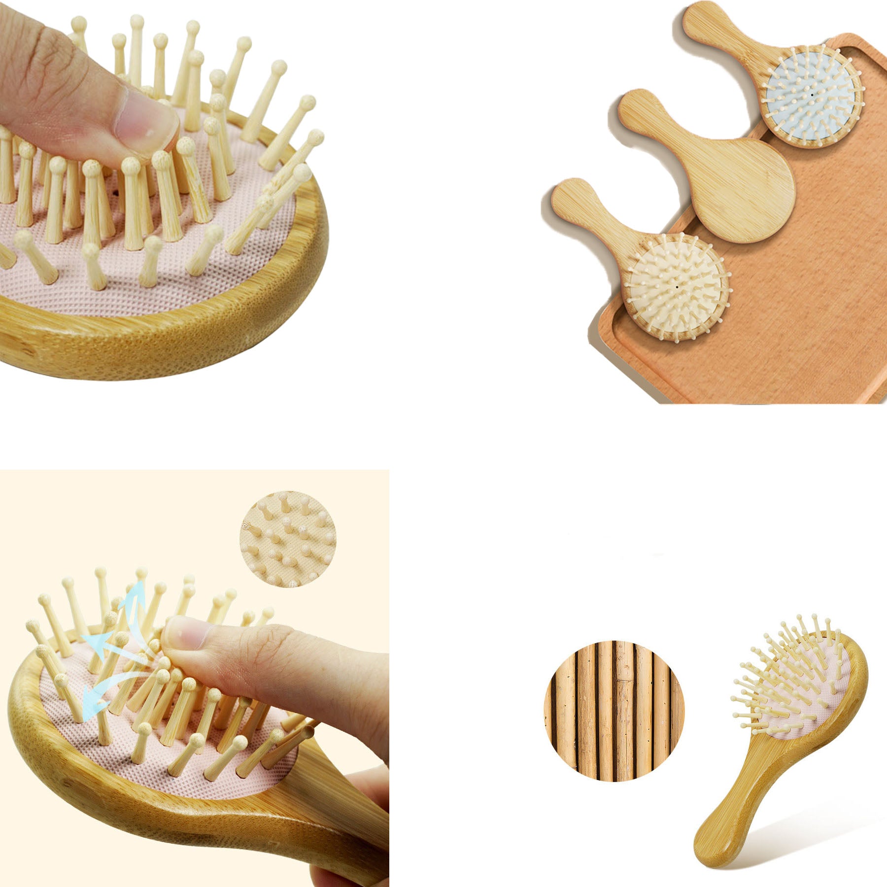 Bamboo Wooden Air Cushion Comb