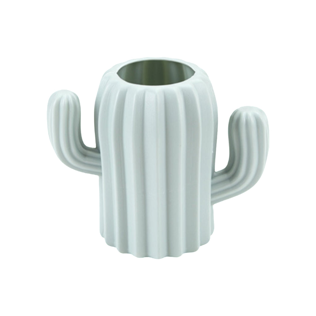 Scandinavian Ceramic Look Plastic Vase Moody Tones Decor