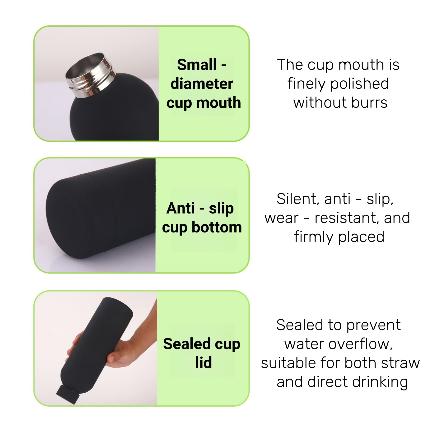 Outdoor Stainless Steel Sports Kettle Cup