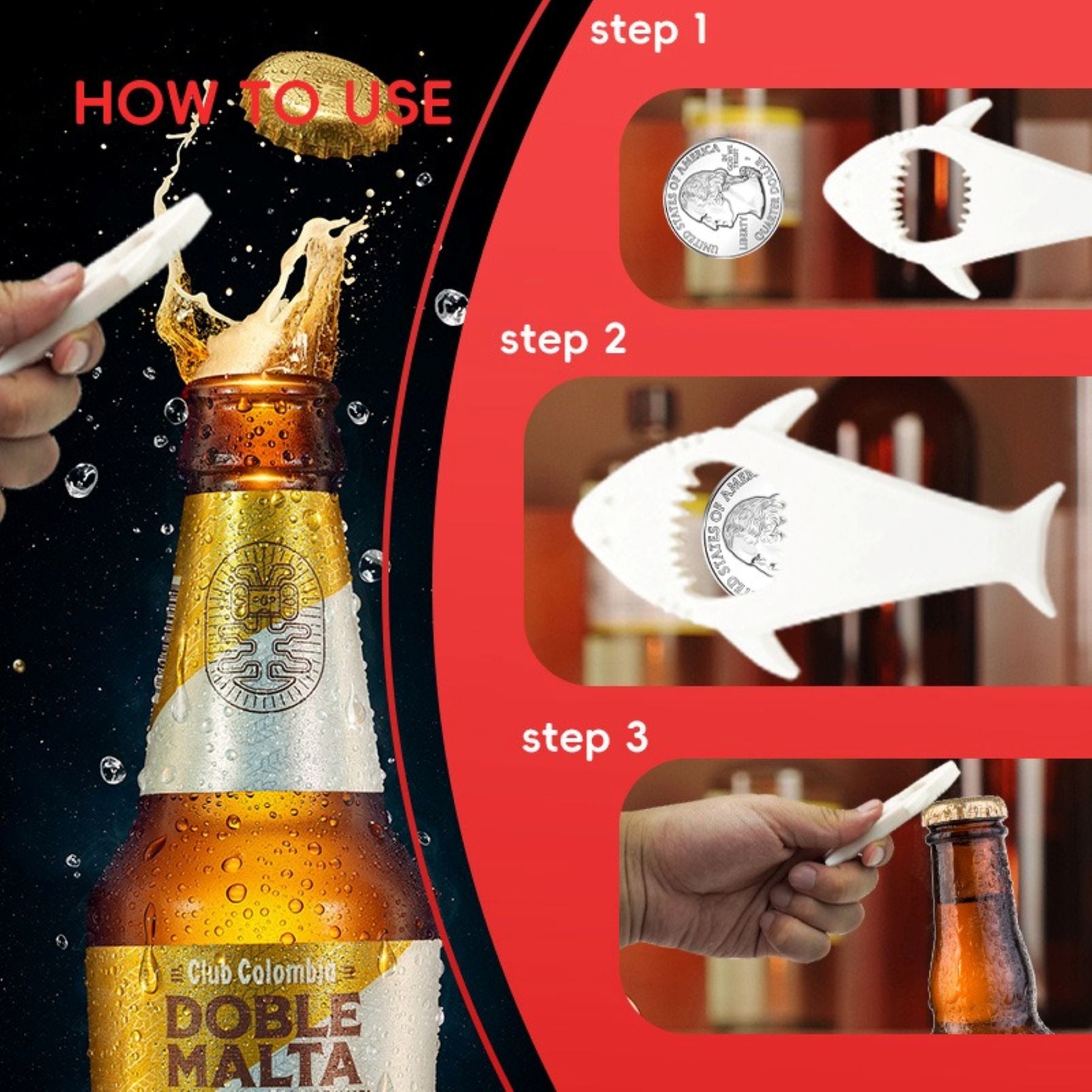 Creative Shark Bottle Opener