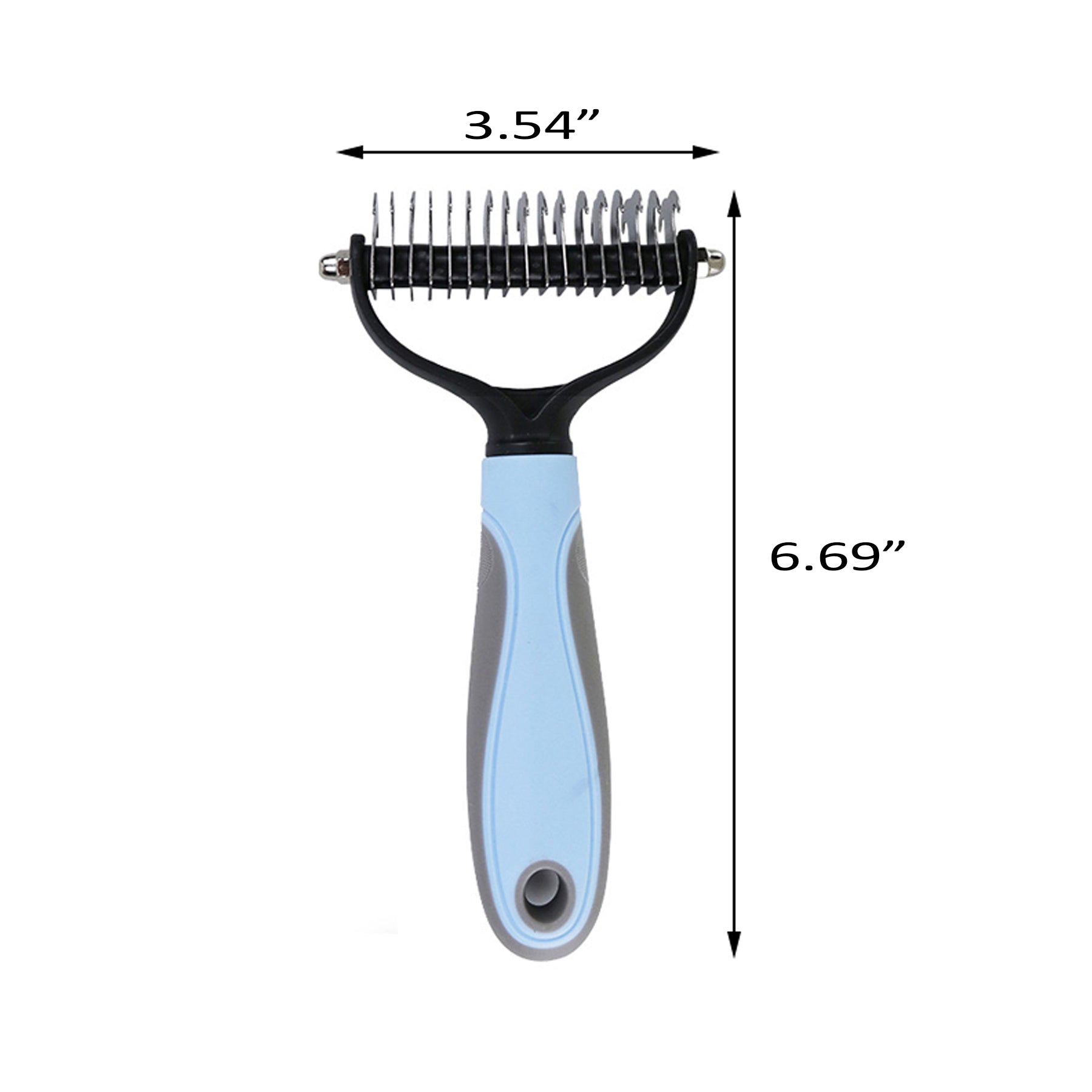 Double Sided Undercoat Rake For Pet