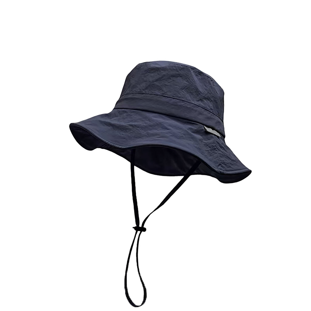 Polyester Wide Brim Bucket Hat