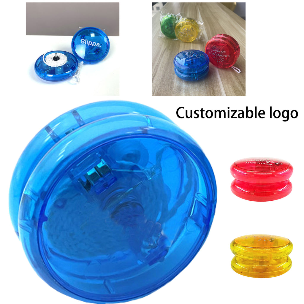 Custom Flashing Blue Yo Yo Light Up Toy