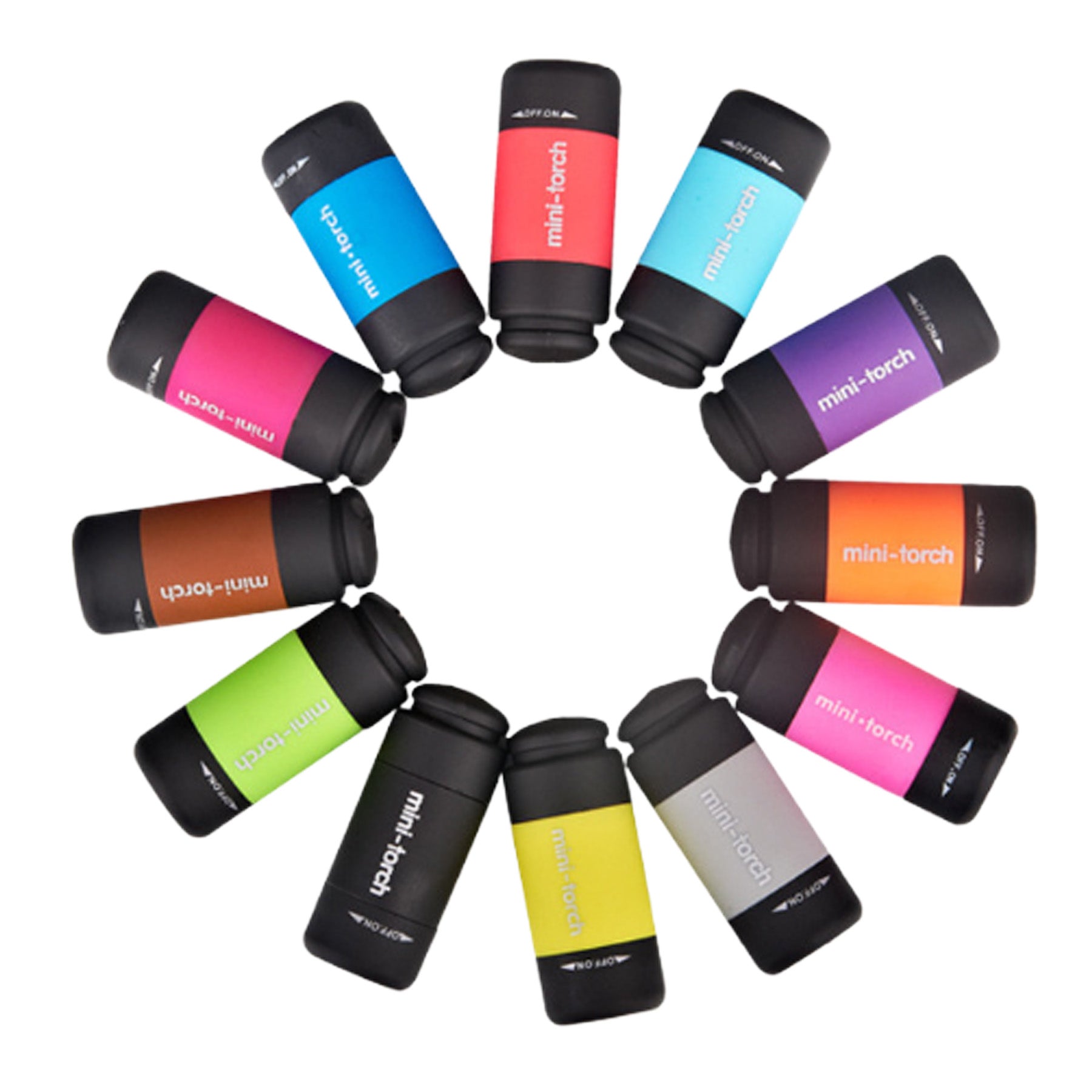 Multifunctional Strong Light Household Plastic Small Torch