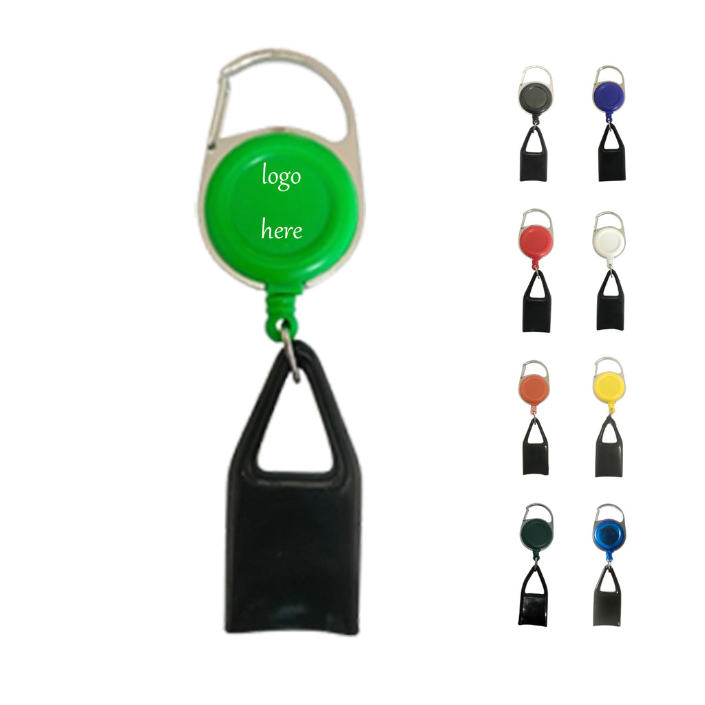 Retractable Usb Drive Pouch With Keychain