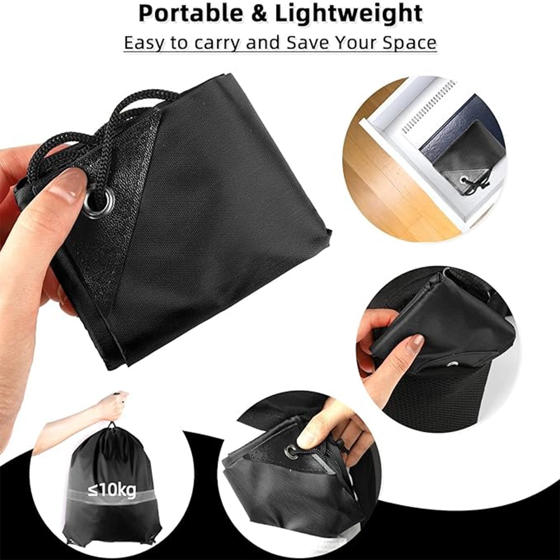 Reflective Drawstring Backpack Bags