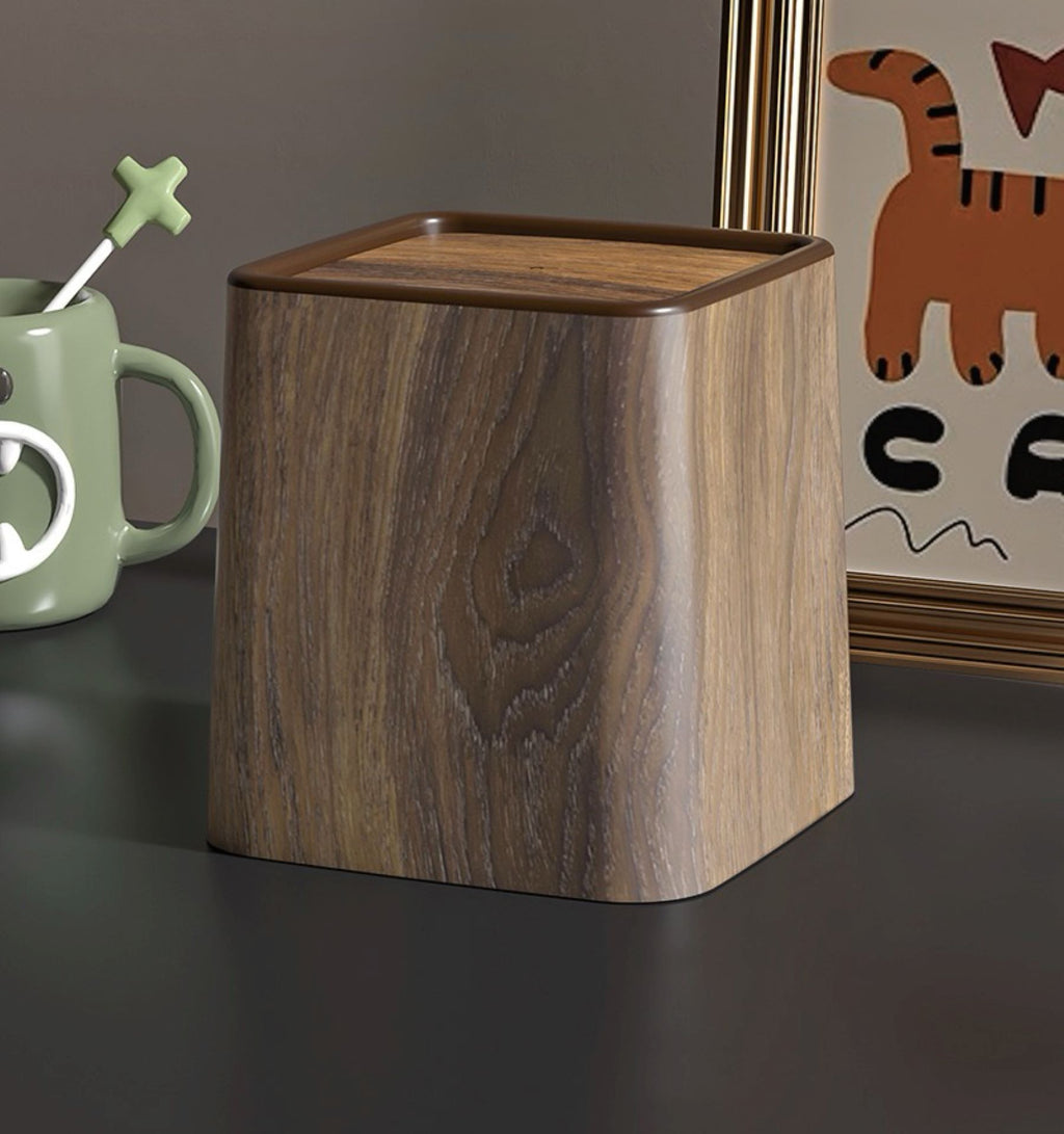 Desktop Wood-grain Storage Box