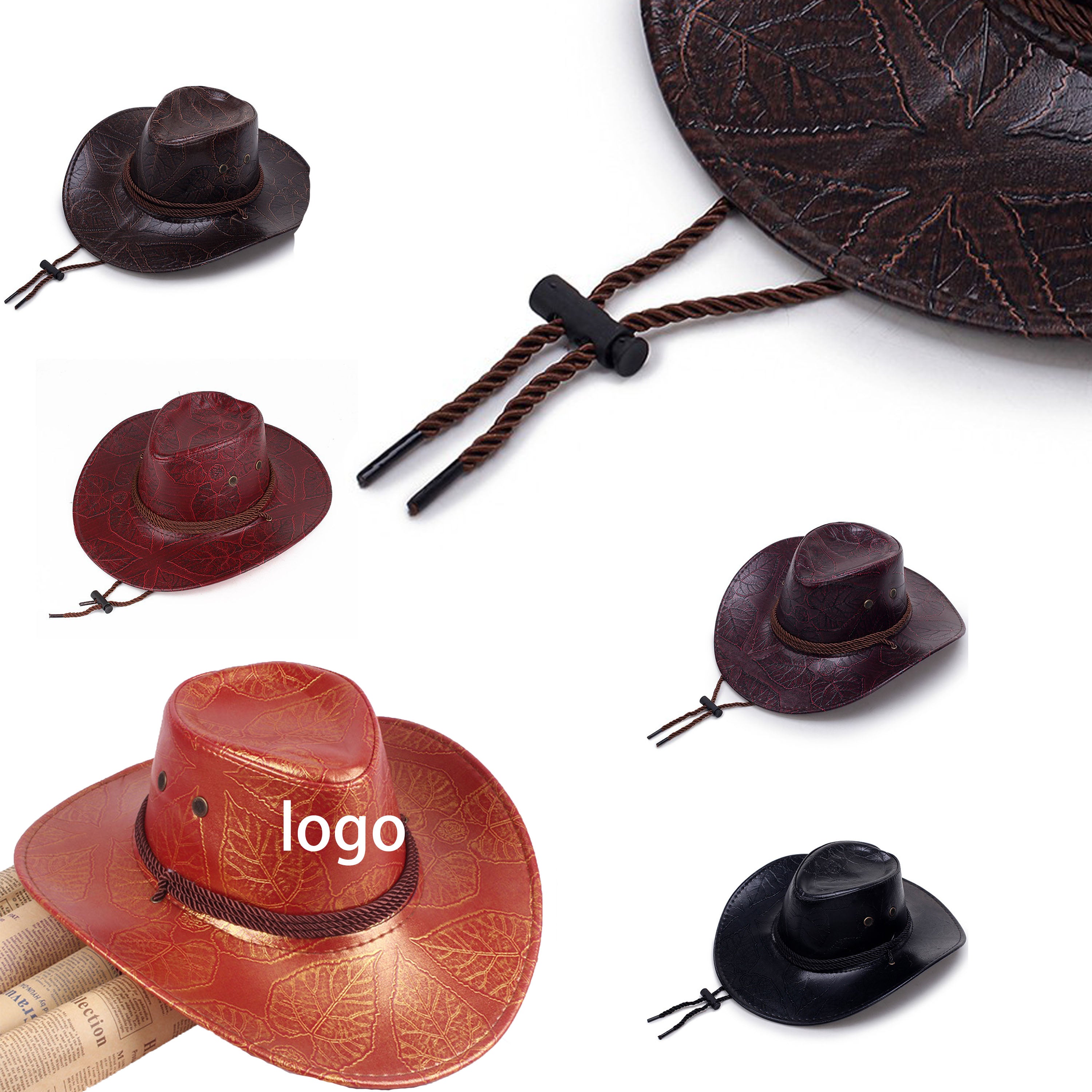 Adult Stetson Leather Cowboy Hat