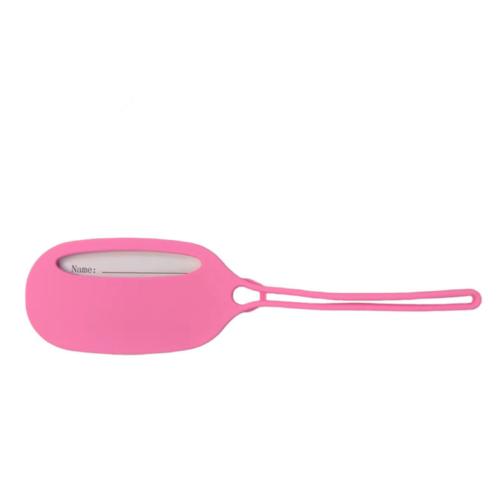 Oval Silicone Luggage Tag