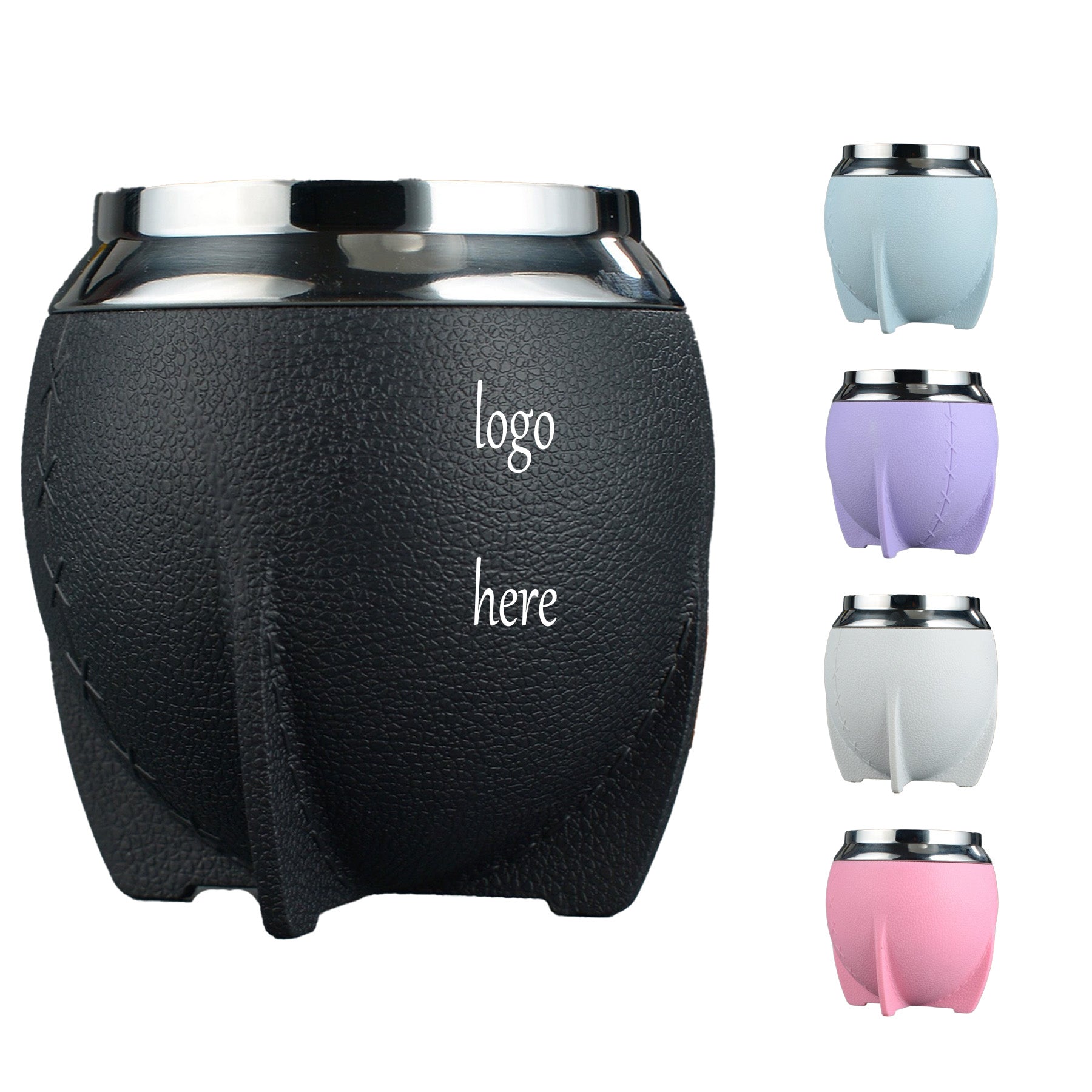 Stainless Steel Mate Cup With Plastic Outer Layer