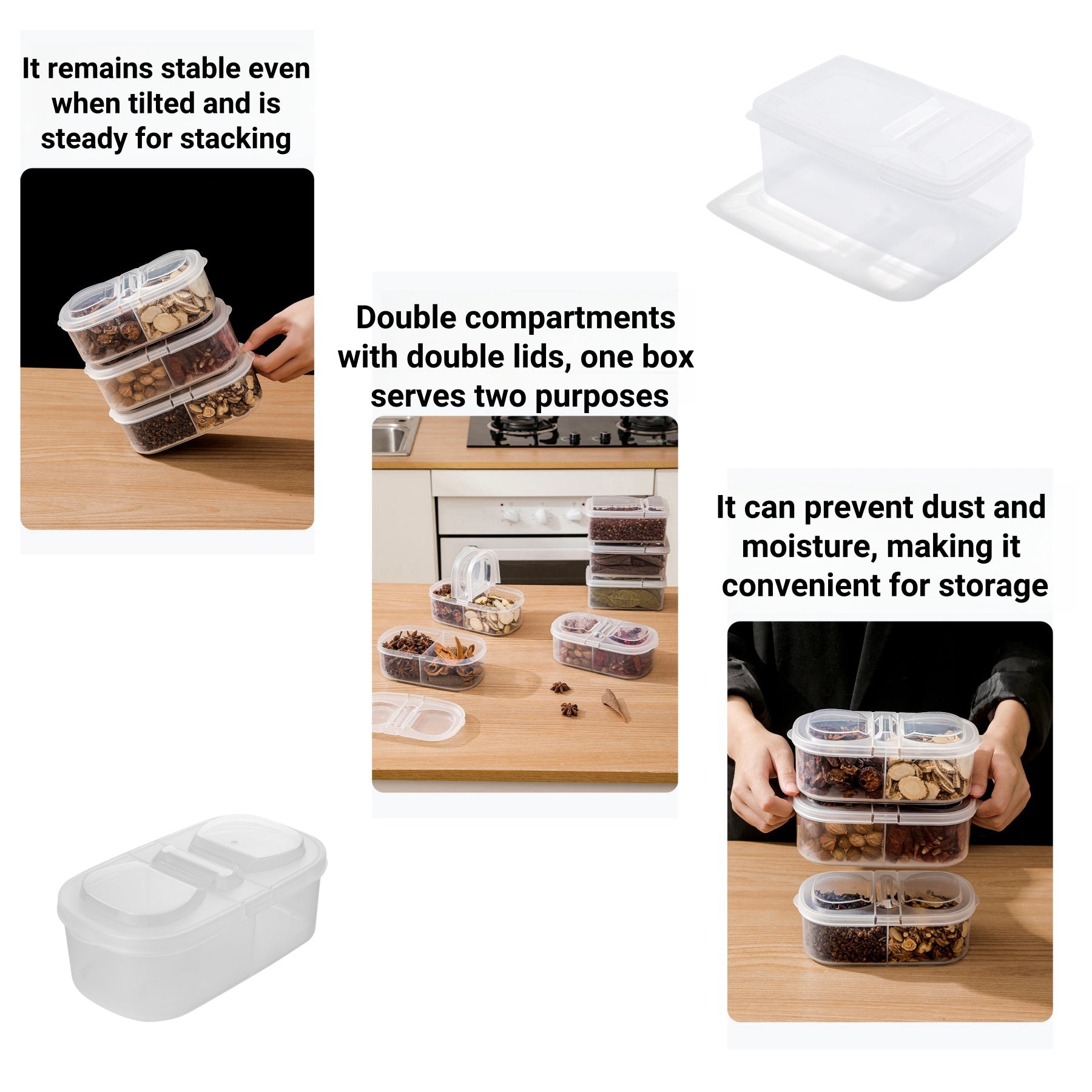 Transparent Storage Boxes For Kitchen