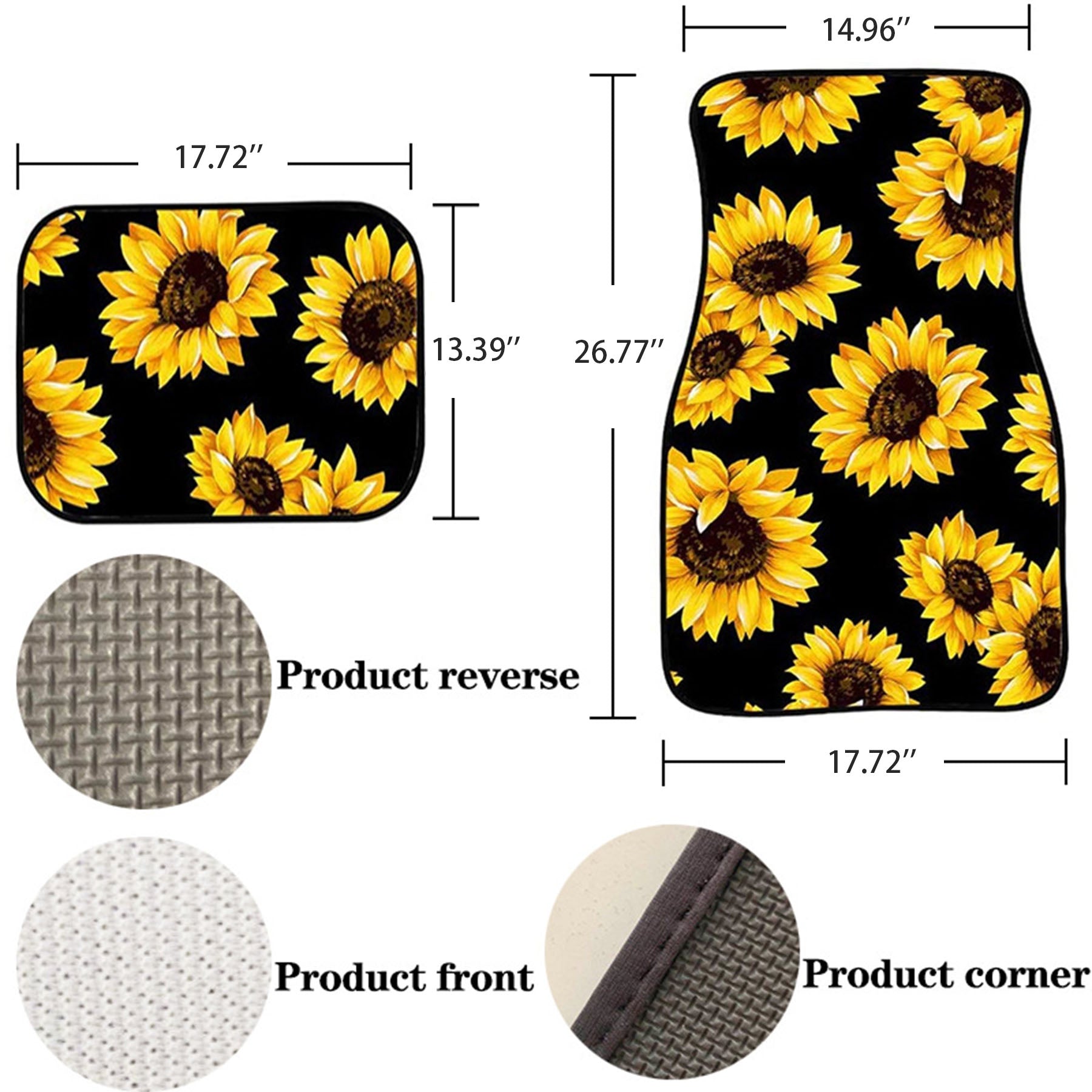 Customizable Non-Slip Car Floor Mats
