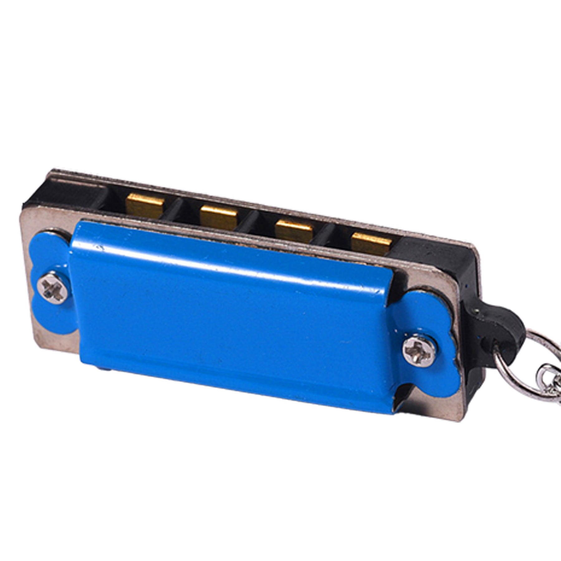 Mini Metal 4 Holes Harmonica Necklace